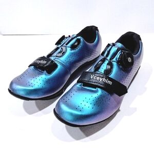 Cleatless Cycling Spinning Bike MTB Sneakers EU 36 US 5 Turquoise Blue Vceyhim